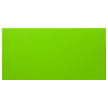 Mohaka Clear Glass 600 x 300mm solid lime green glass tile