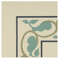 Moroccan External Corner Dublin, Dark Blue and Dark Jade on White