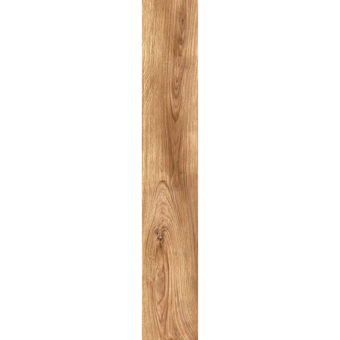 Light brown honey oak tiles with natural wood grain and visible knot in mumble c wooden plank design