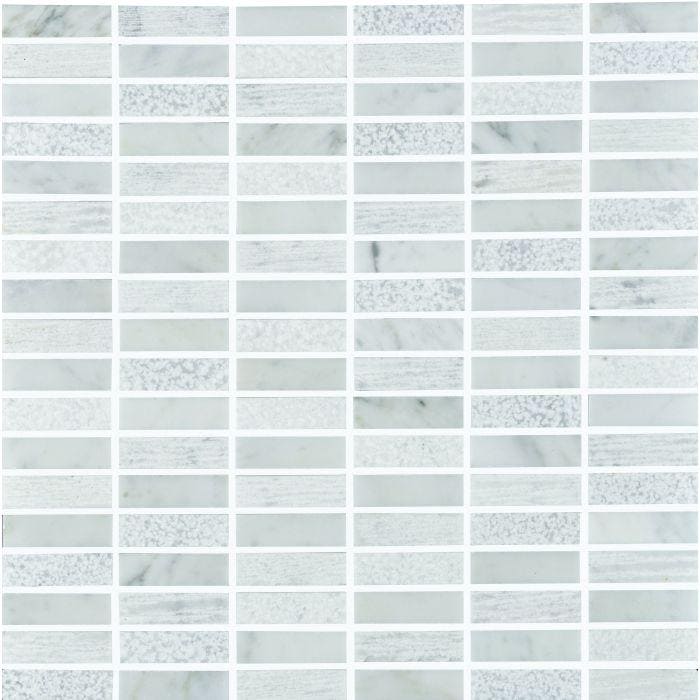 Nares Running Brick Marble Mosaic