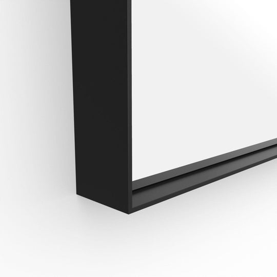Newington Rectangular Mirror 120x70cm Black - alternate view