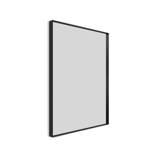 Newington Rectangular Mirror 60x80cm Black