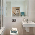 Olimpo Bone Matt 30 x 60cm in a bathroom setting