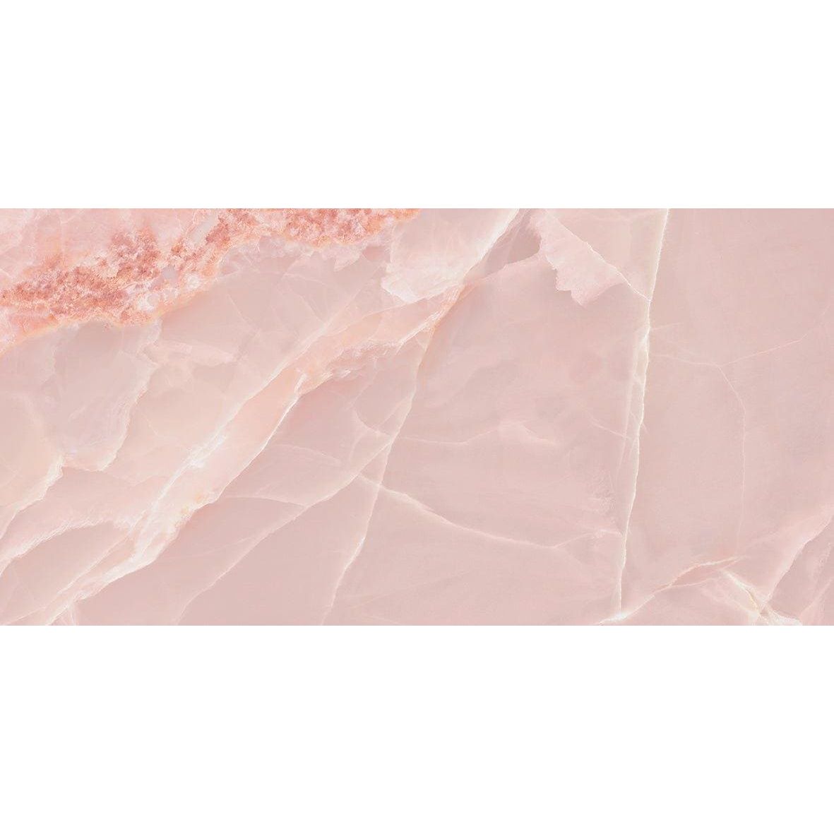 Onyx Pink in Polished and Matt Tiles shown as flooring (2)