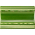 Palm Green Plain Cornice Ceramic Wall Tile 152x75mm
