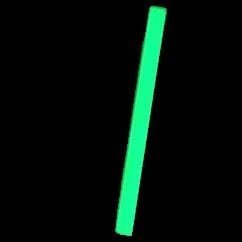 Perflex P30 Luminous Green glow-in-the-dark grout sample glowing in the dark