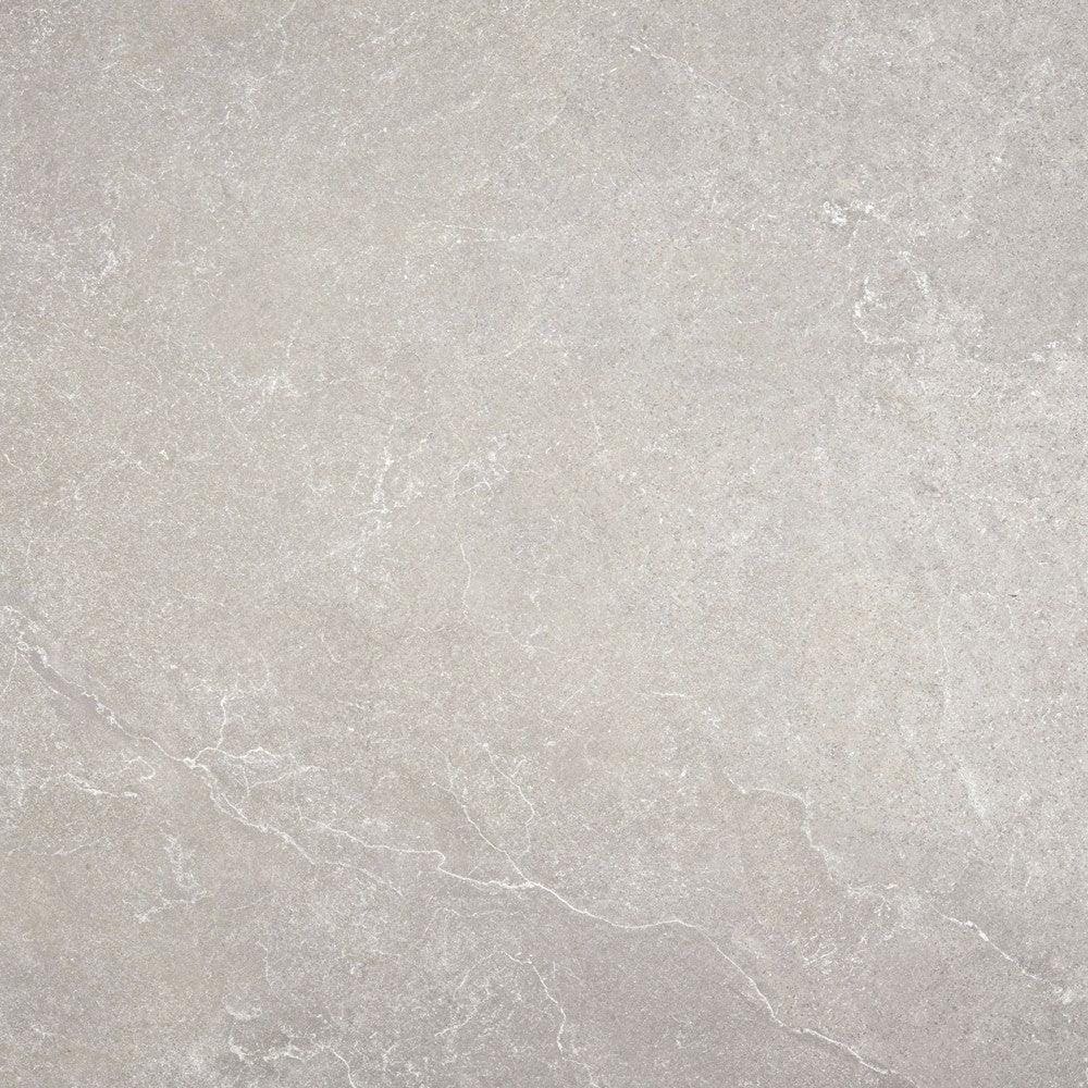 Pulse grey tiles featuring gray stone-effect with subtle white veining for stylish floor or wall surfaces
