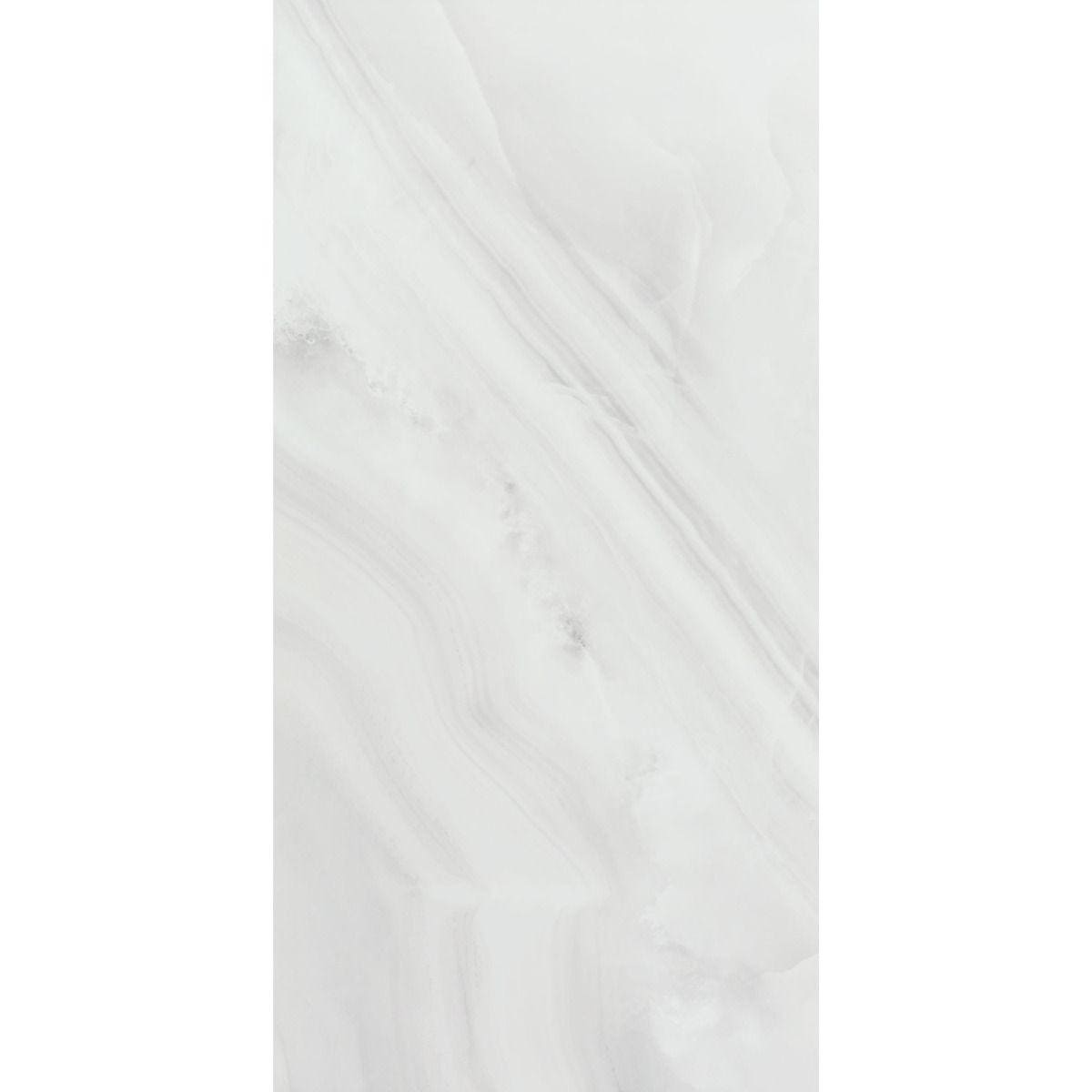 White marble effect tile rodos white 60 x 30cm with subtle gray veining ideal for elegant interior flooring