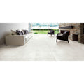 Cream-colored glossy ceramic floor tiles with subtle matte finish select bianco matt 60 x 60cm