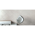 Modern white ceramic Select Nebbia Matt 60 x 60cm tile with sleek minimalist design and black trim