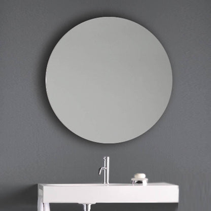 Slim Round Mirror 80
