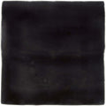 A matte black sloe field tile with rustic uneven edges and subtle surface texture for stylish flooring or walls