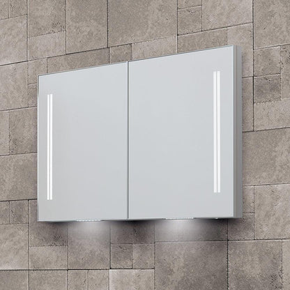Space II Double Door Semi - recessed Cabinet 90 – 90x70cm