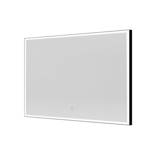 Tate Light Rectangular Mirror 120 Black - alternate view