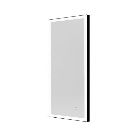Tate Light Rectangular Mirror 50 Black