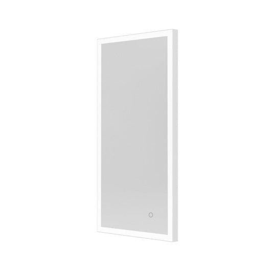 Tate Light Rectangular Mirror 50 White