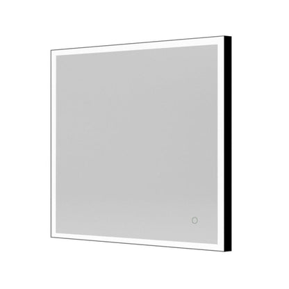 Tate Light Square Mirror 70 Black