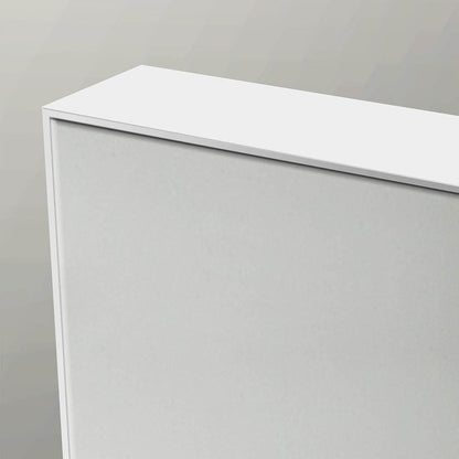 Tate Rectangular Mirror 120 White