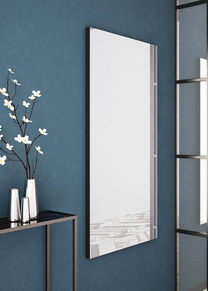 Tate Rectangular Mirror 140 Black