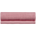 Tayberry Torus Moulding pink ceramic tile with matte finish and subtle darker pink horizontal stripe near center