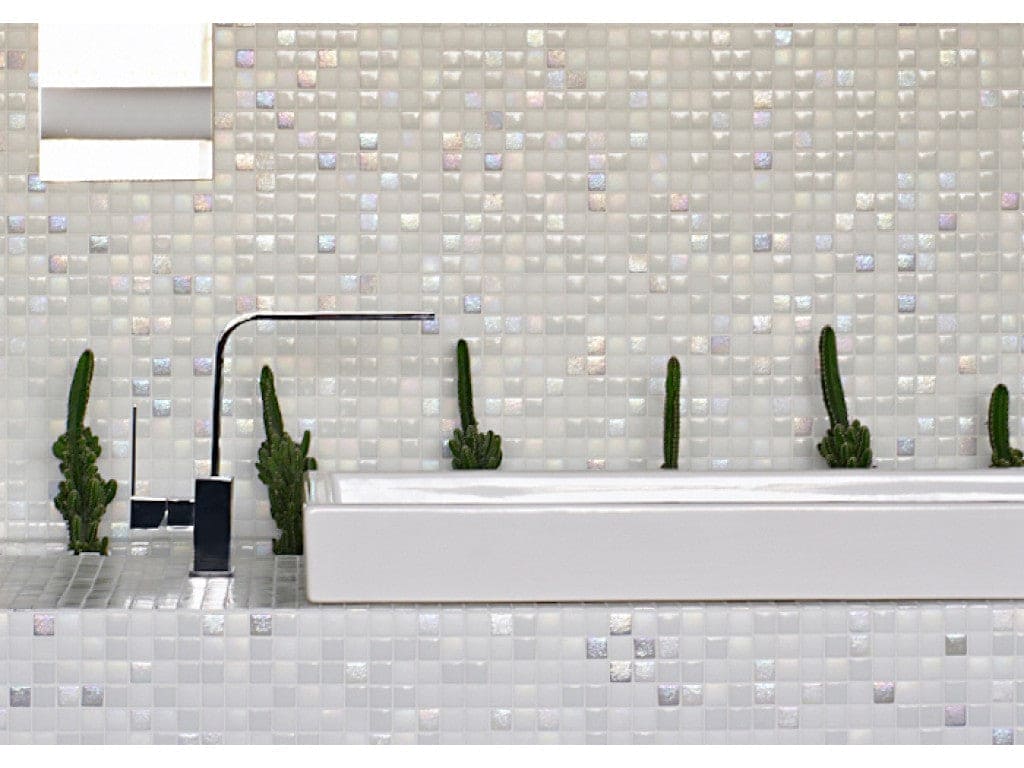 Texturas Ice Textured Glass Mosaic