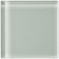 Thames clear glass tile 100 x 100mm translucent square with smooth frosted surface and rounded edges