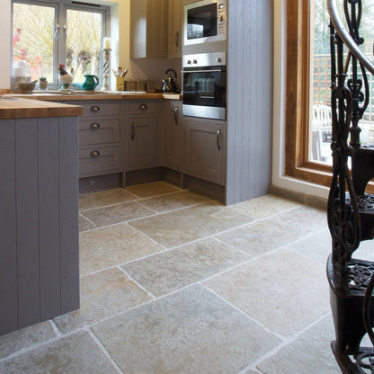 Trusloe Limestone Seasoned Finish