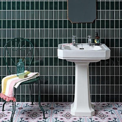 Tunstall Ceramic Royal Green Fluted Brick