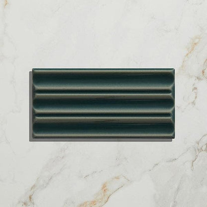 Tunstall Ceramic Royal Green Fluted Brick