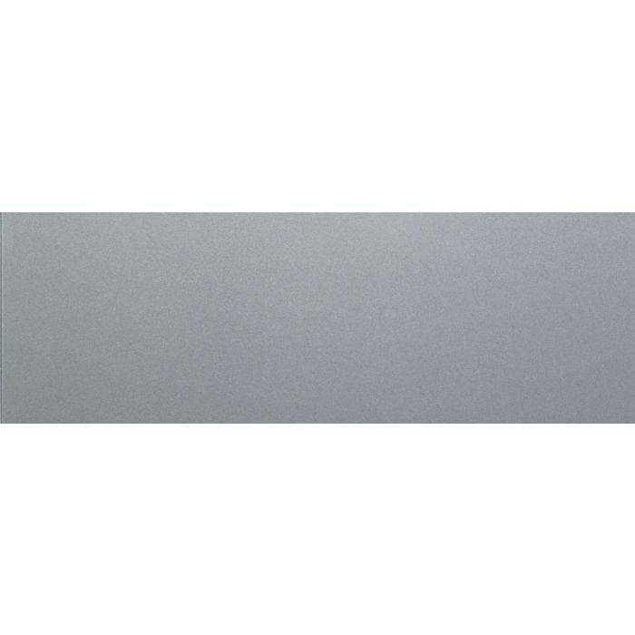 Zinc Metallic Glass 300 x 100mm matte grey metallic glass tile