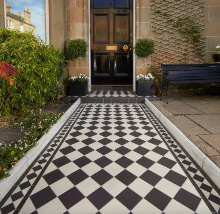 Original Style Dorchester Black and Dover White tiles