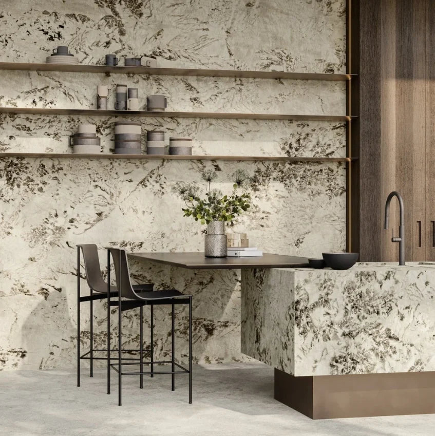 Marvel Epic Alpin 60x120cm porcelain matt modern kitchen full-height wall tiles from Hyperion Tiles